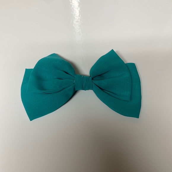 Claire's Accessories Teal Hair Bow Poshmark